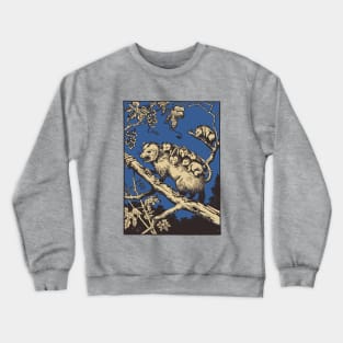 Opposum vintage engraving Crewneck Sweatshirt